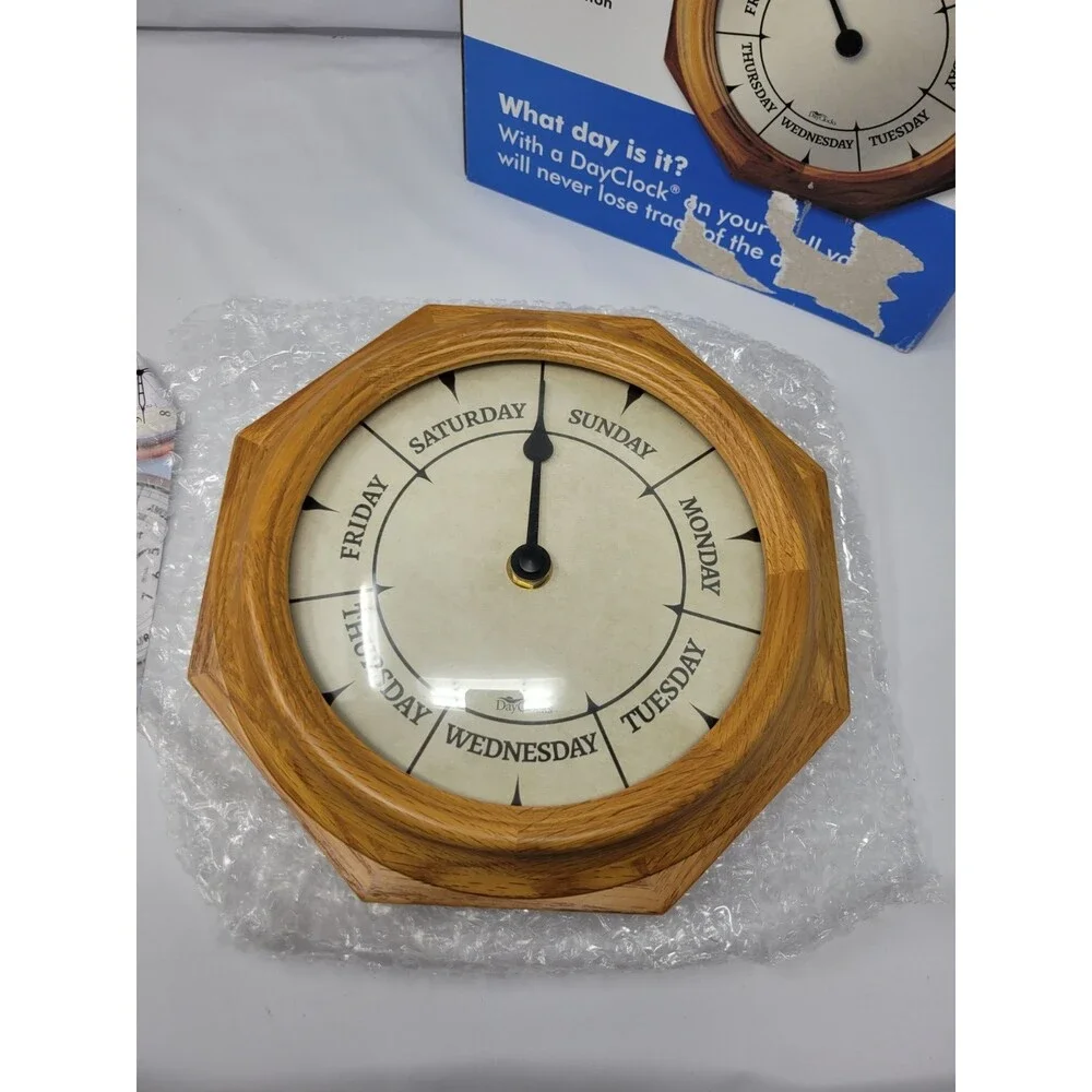 DayClocks Classic Day of the Week Wall Clock 10